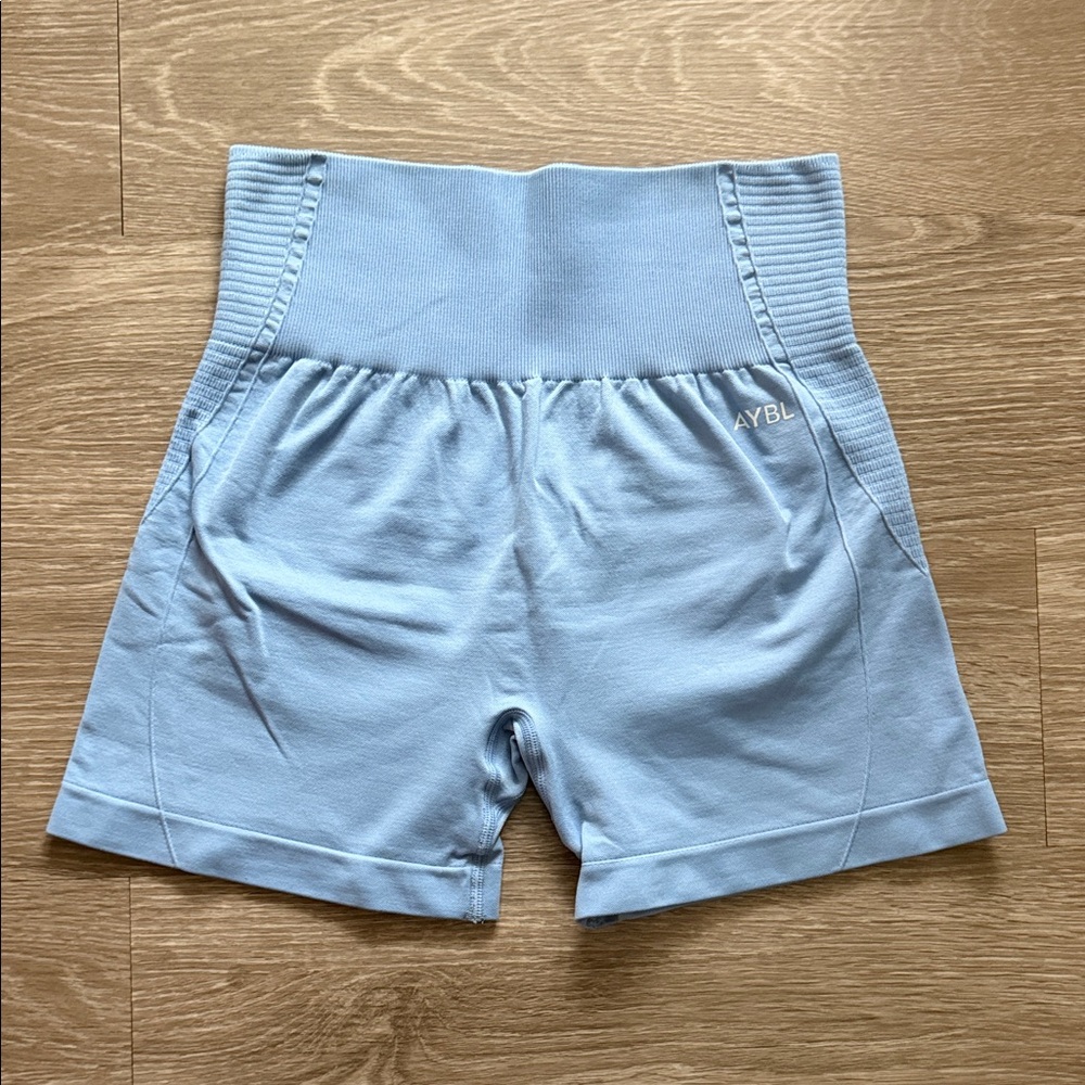 AYBL Light Blue High-Waisted Women's Shorts